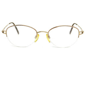 Elle Eyeglasses El18519 Gold Metal Frame‎ 51-19-140 Half Rimless H14538